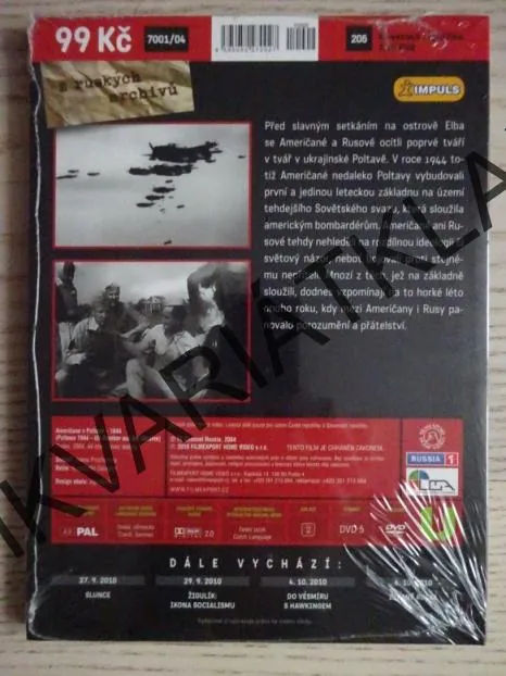 AMERIČANÉ V POLTAVĚ 1944, DVD FILM DOKUMENT