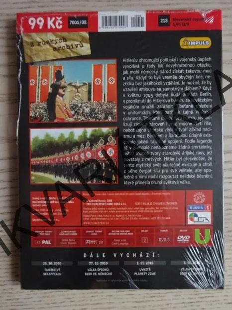 TEMNÝ MESIÁŠ, DVD FILM DOKUMENT