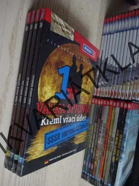 VÁLKA ŠPIONŮ: KREML VRACÍ ÚDER 1-4, DVD FILM DOKUMENT