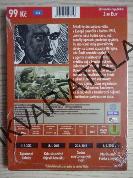 BANDEROVCI, VÁLKA BEZ PRAVIDEL, DVD FILM DOKUMENT