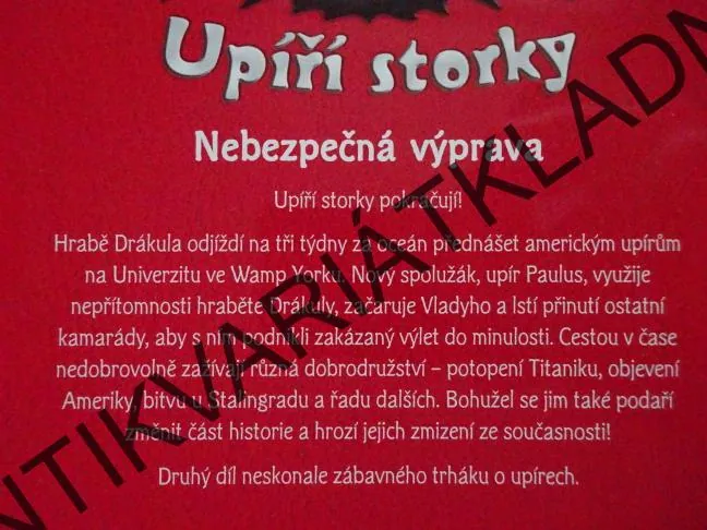 UPÍŘÍ STORKY, NEBEZPEČNÁ VÝPRAVA, PETRA KLABOUCHOVÁ, **an