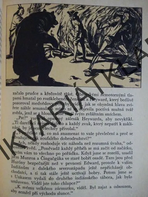POSLEDNÍ MOHYKÁN, J. F. COOPER, **an