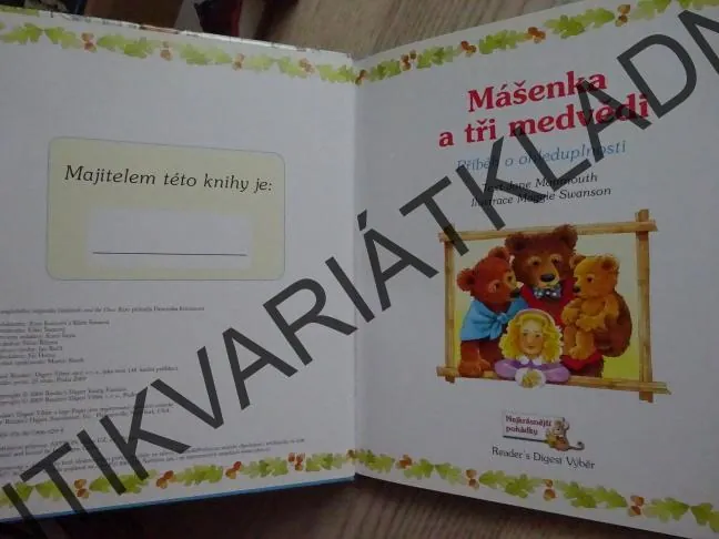 MÁŠENKA A TŘI MEDVĚDI, **an