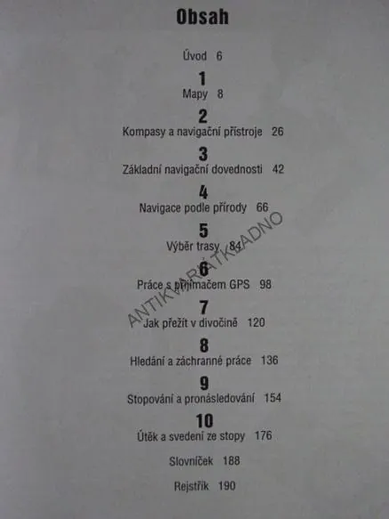 JAK SE ORIENTOVAT A PŘEŽÍT V PŘÍRODĚ, PŘÍRUČKA SAS, **an