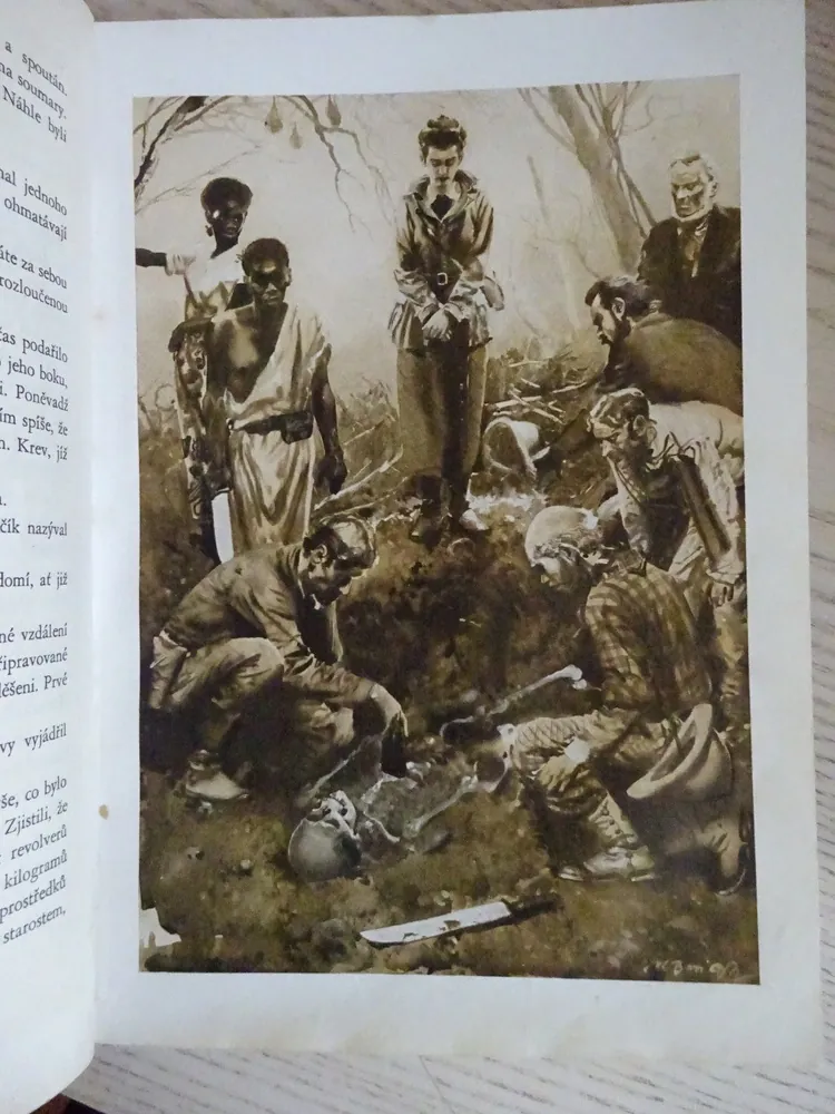 PODIVUHODNÁ DOBRODRUŽSTVÍ VÝPRAVY BARSACOVY, JULES VERNE,BURIAN, 1951, **an