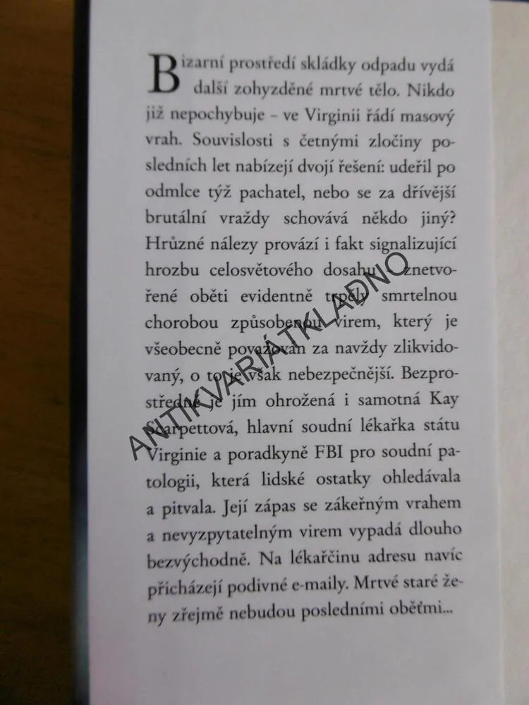 NAKAŽLIVÁ SMRT, PATRICIA CORNWELLOVÁ, **an