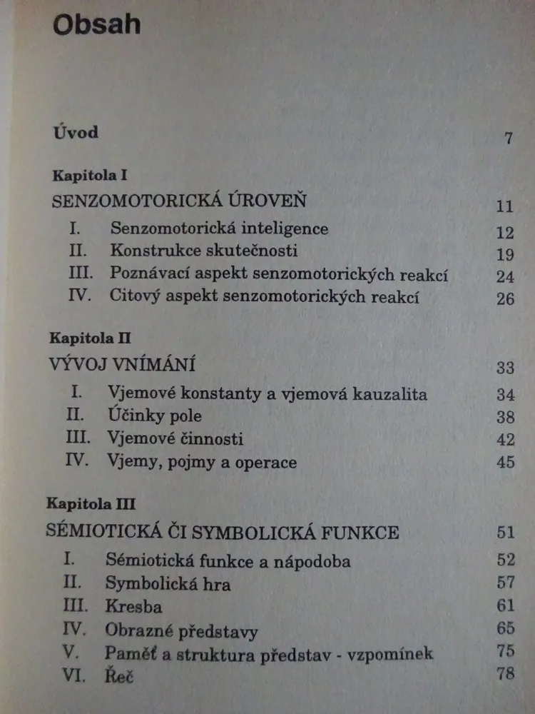 PSYCHOLOGIE DÍTĚTE, JEAN PIAGET, BÄRBEL INHELDEROVÁ, **an