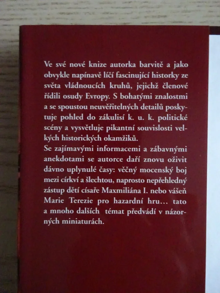 TU FELIX AUSTRIA, PERLIČKY Z HABSBURSKÉ HISTORIE, SIGRID-MARIA GROSSINGOVÁ, **an