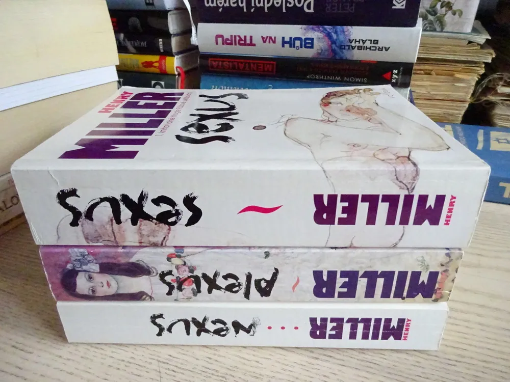 TRILOGIE RŮŽOVÉ UKŘIŽOVÁNÍ, SEXUS, PLEXUS, NEXUS, HENRY MILLER, **an