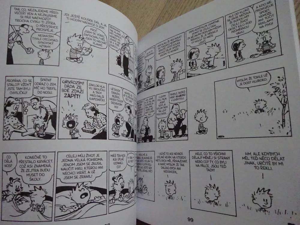 VĚDECKÝ POKROK DĚLÁ "ŽBUCH", CALVIN A HOBBERS, BILL WATTERSON, **an