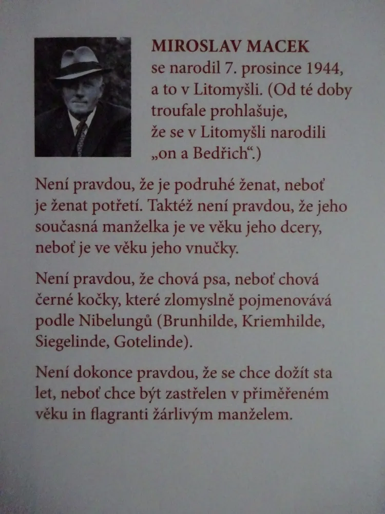 TŘI MUŽI V AUTOMOBILU, MIROSLAV MACEK, JEROME KLAPKA JEROME, **an