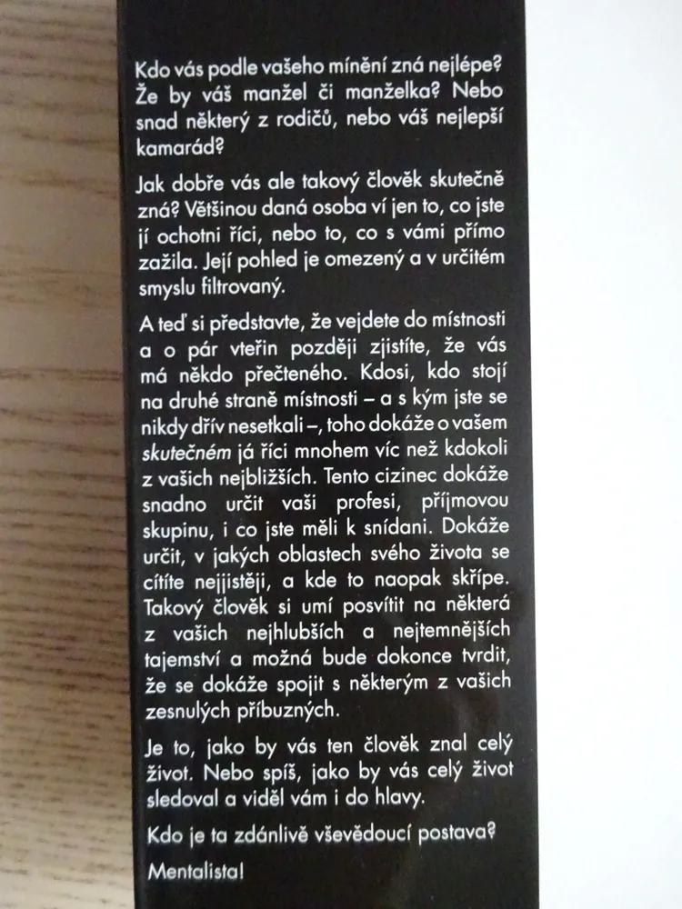 MENTALISTA, SIMON WINTHROP, **an