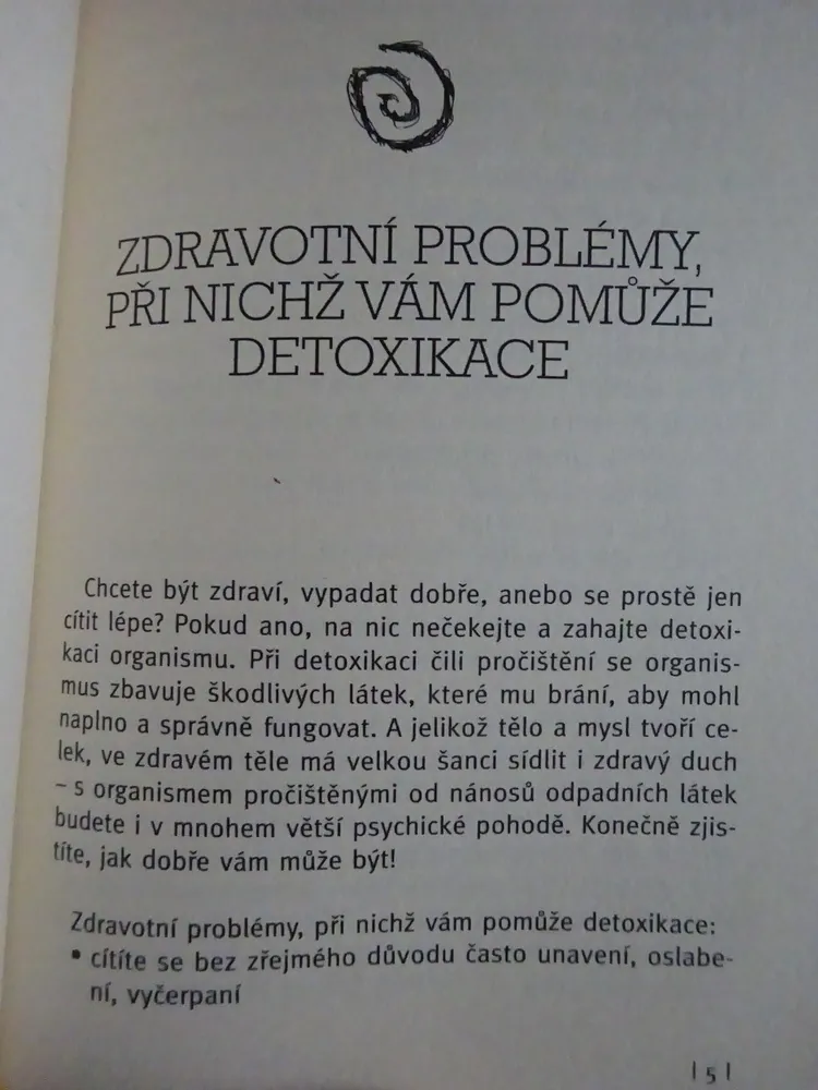 DETOXIKACE, ANNA ŠAFRÁNKOVÁ, **an