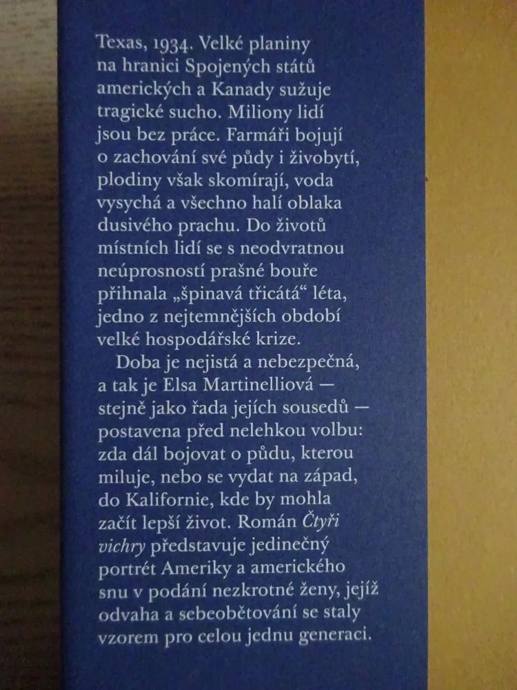 ČTYŘI VICHRY, KRISTIN HANNAHOVÁ, **an
