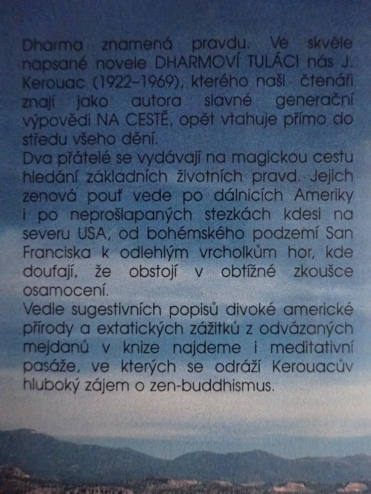 DHARMOVÍ TULÁCI, JACK KEROUAC, **an