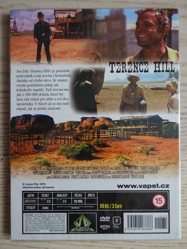 CHYTRÁK A DVA SPOLEČNÍCI, DVD FILM