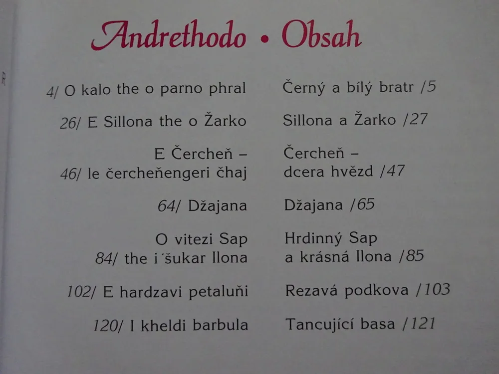 ROMSKÉ POHÁDKY, ROMANE PARAMISA, ELENA LACKOVÁ
