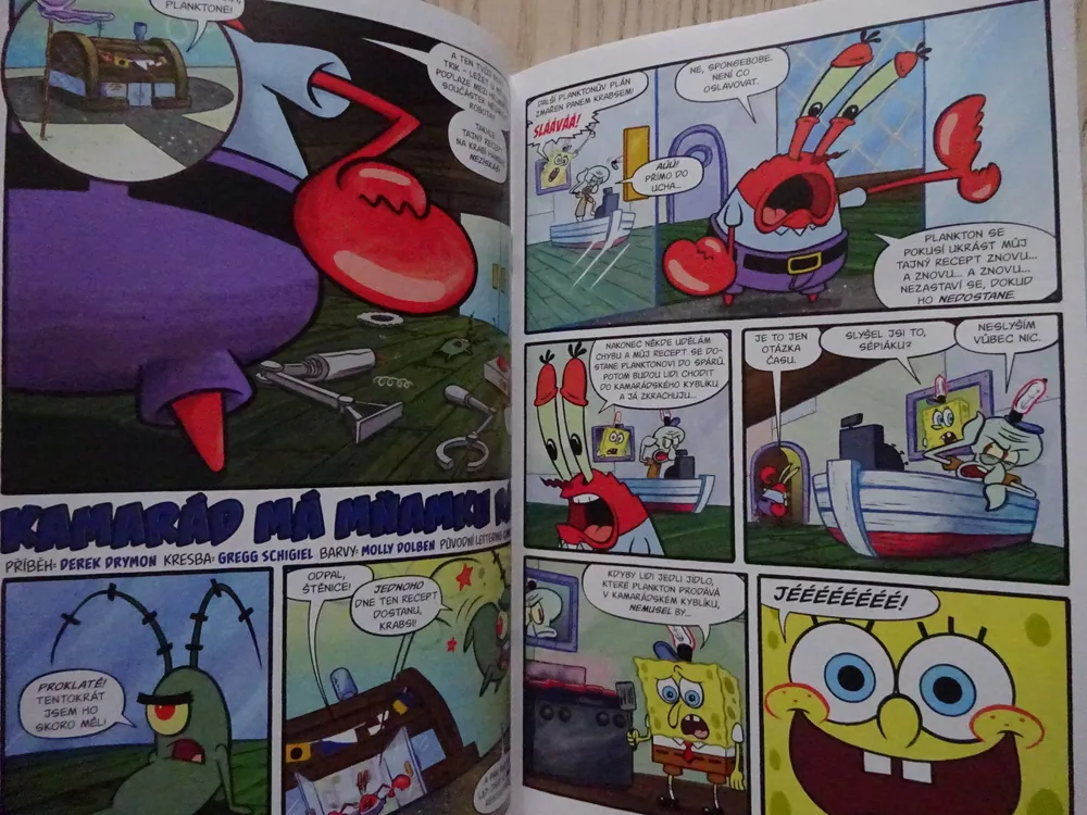 KOMIKS SPONGEBOB, TEĎ TU ŠÉFUJE PLANKTON, 10/2023