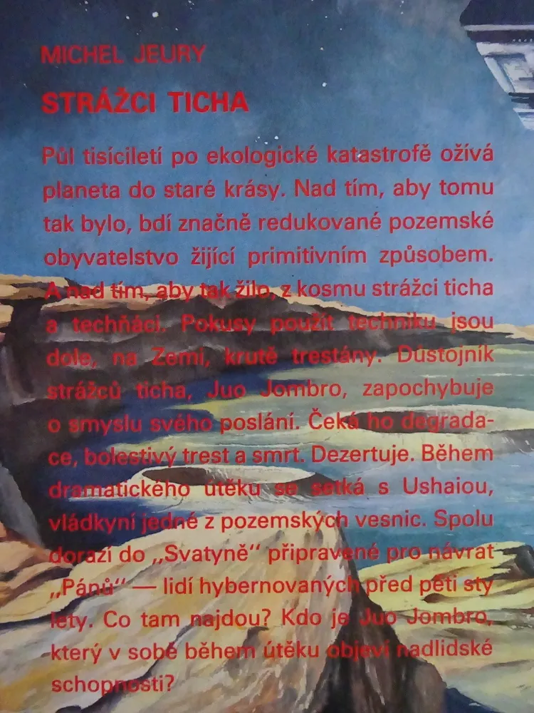 STRÁŽCI TICHA, MICHEL JEURY, **an