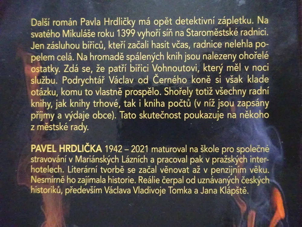 KDO S OHNĚM ZACHÁZÍ, PAVEL HRDLIČKA, **an