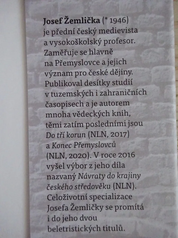 ČTVRTÝ BRATR, JOSEF ŽEMLIČKA, **an