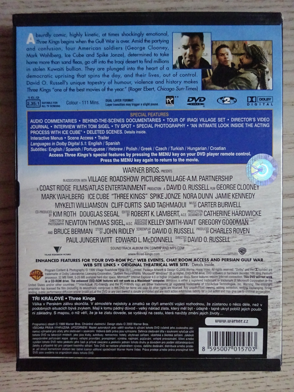 THREE KINGS, DVD FILM