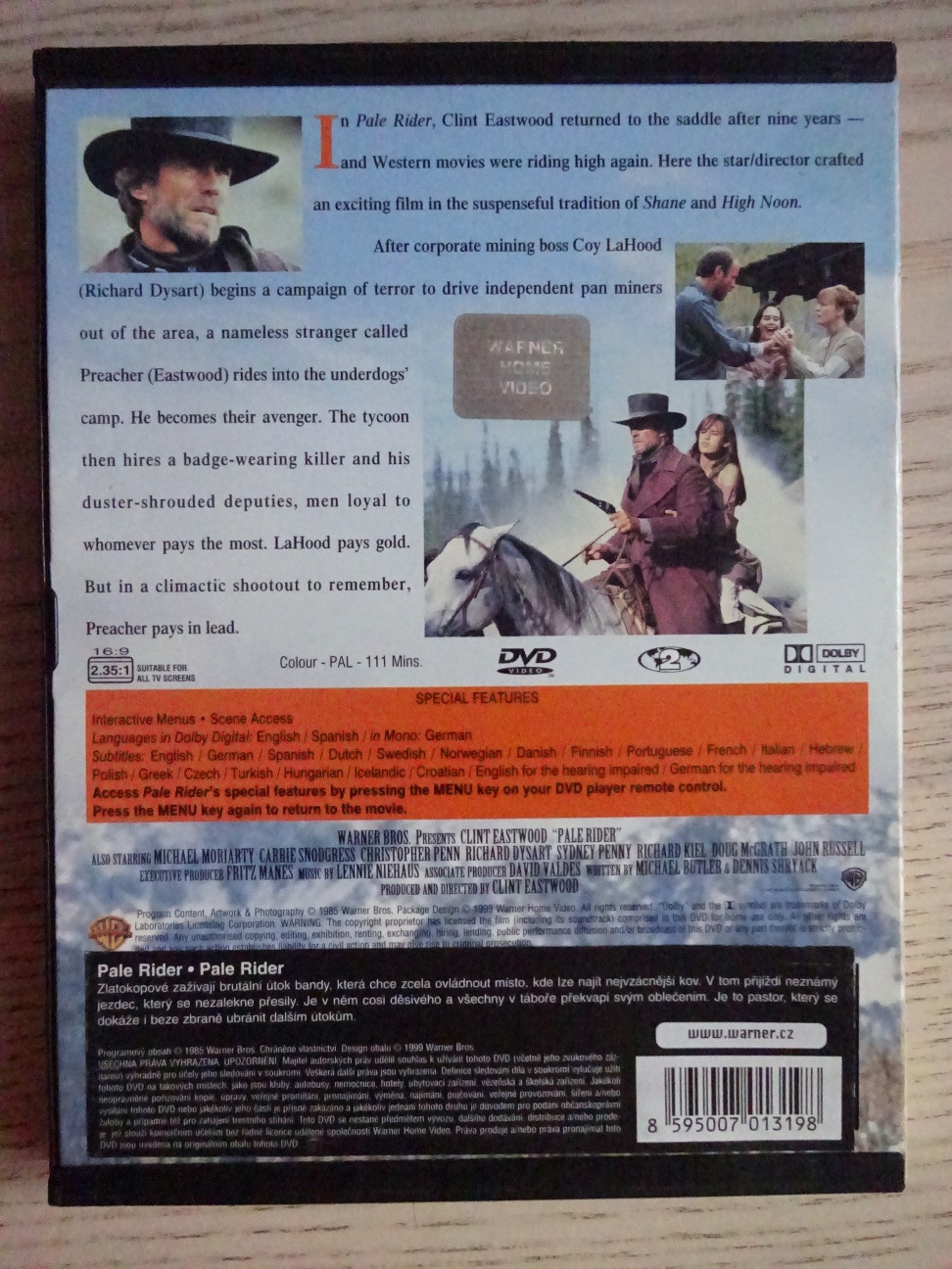 PALE RIDER, DVD FILM