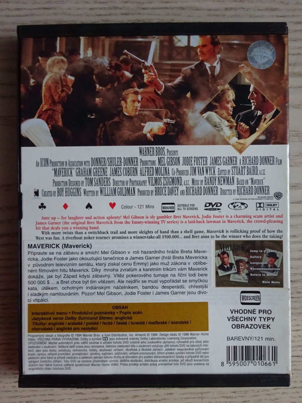 MAVERICK, DVD FILM