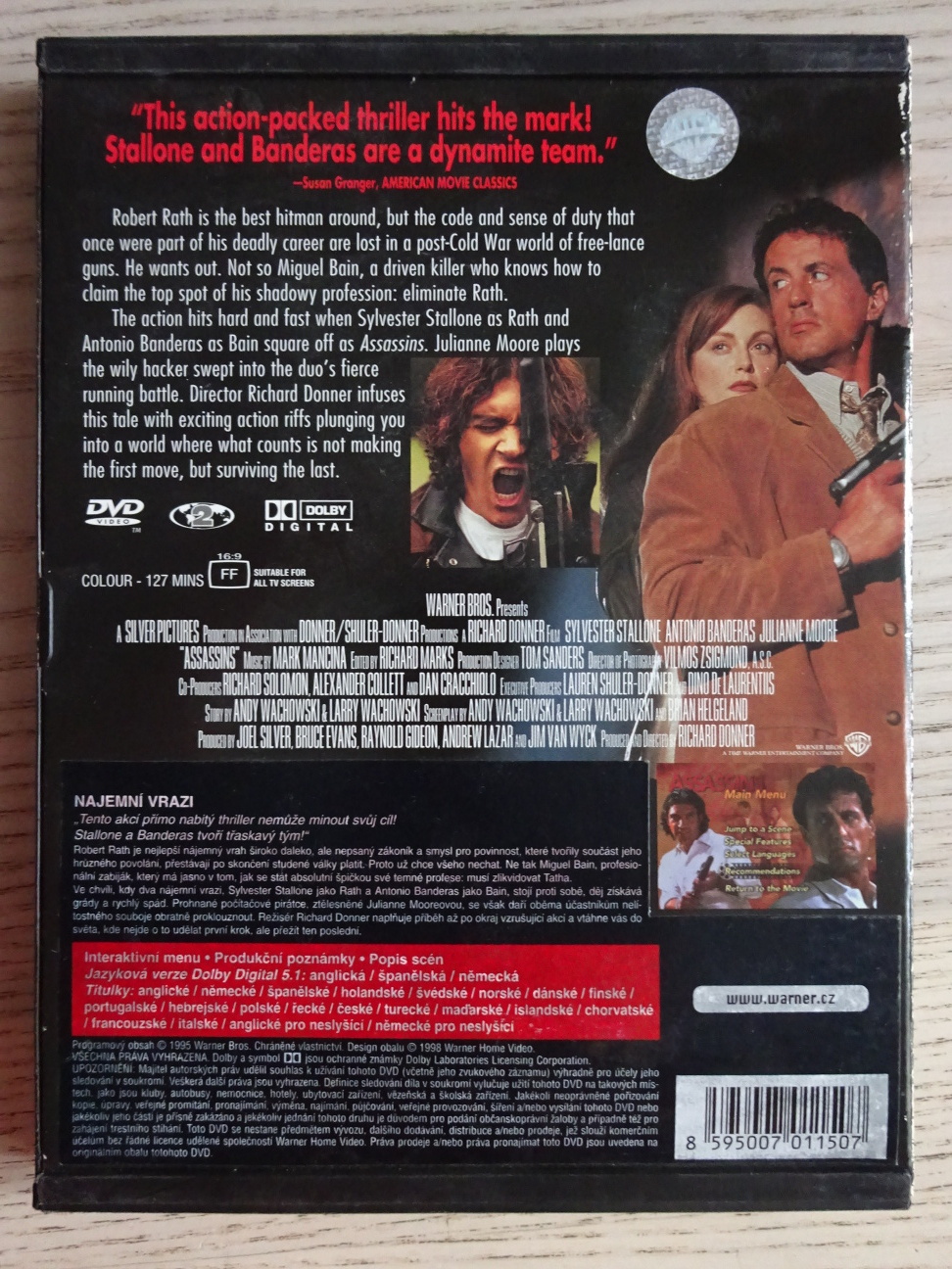 ASSASSINS, DVD FILM