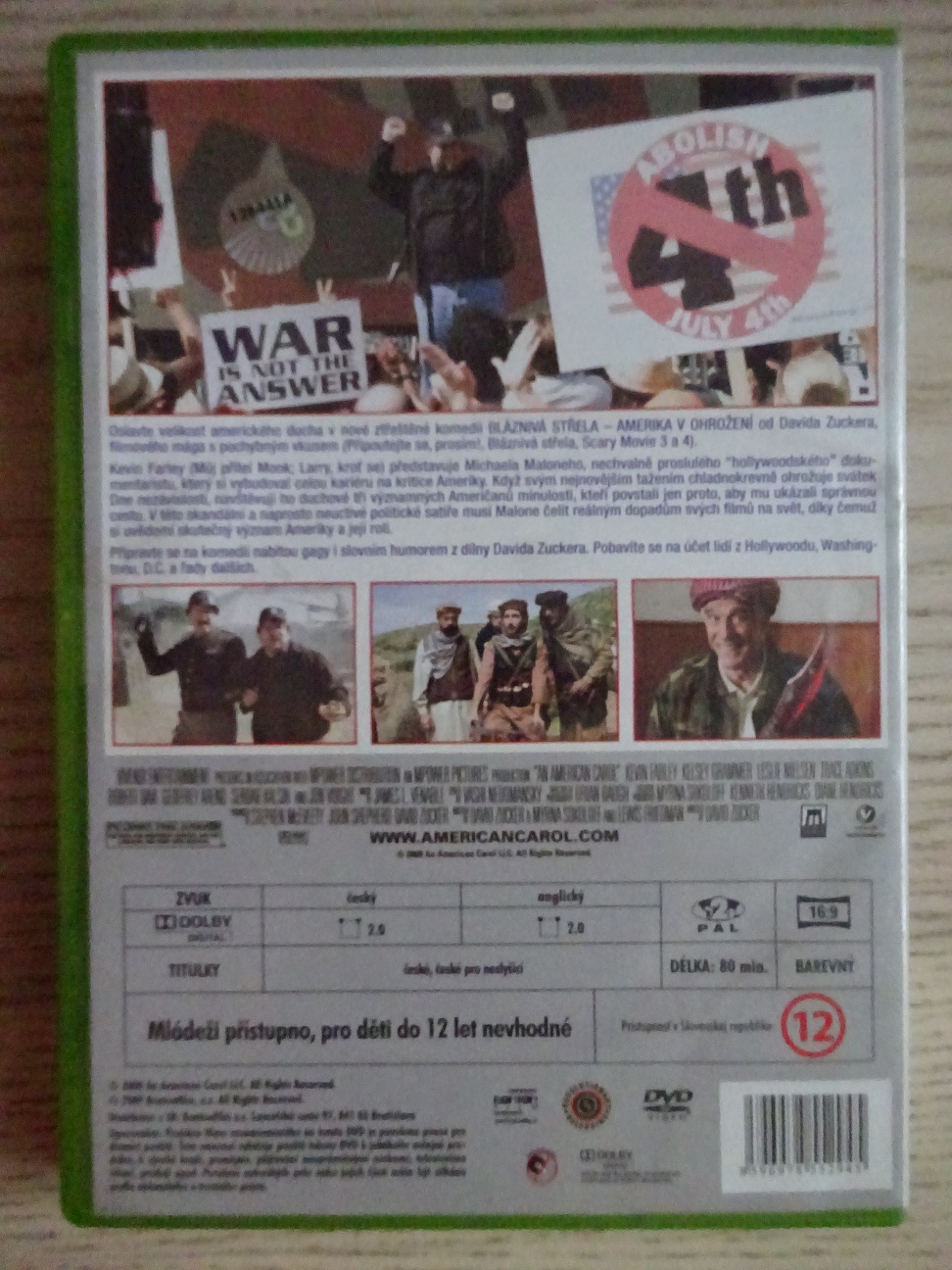 BLÁZNIVÁ STŘELA: AMERIKA V OHROŽENÍ, DVD FILM