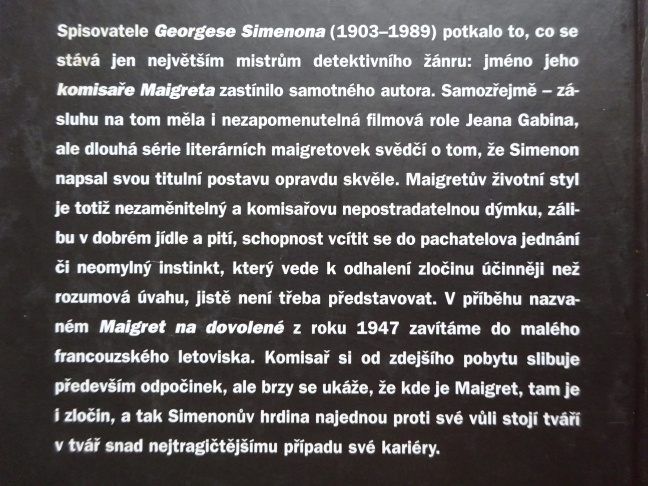 MAIGRET NA DOVOLENÉ, GEORGES SIMENON, **an