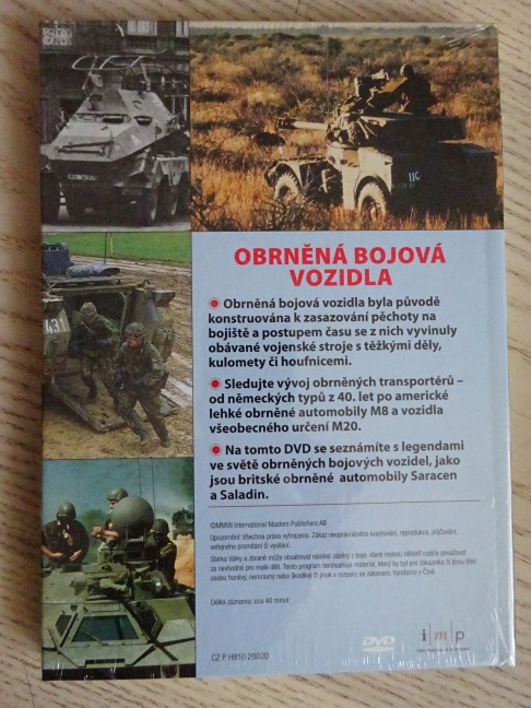 OBRNĚNÁ BOJOVÁ VOZIDLA, DOKUMENT DVD FILM