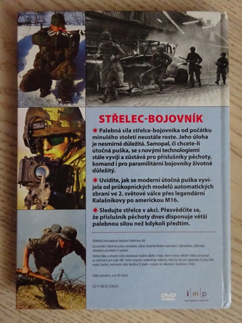 STŘELEC BOJOVNÍK, DOKUMENT DVD FILM