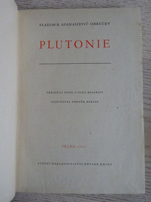 PLUTÓNIE, VLADIMÍR OBRUČEV, BURIAN, **an