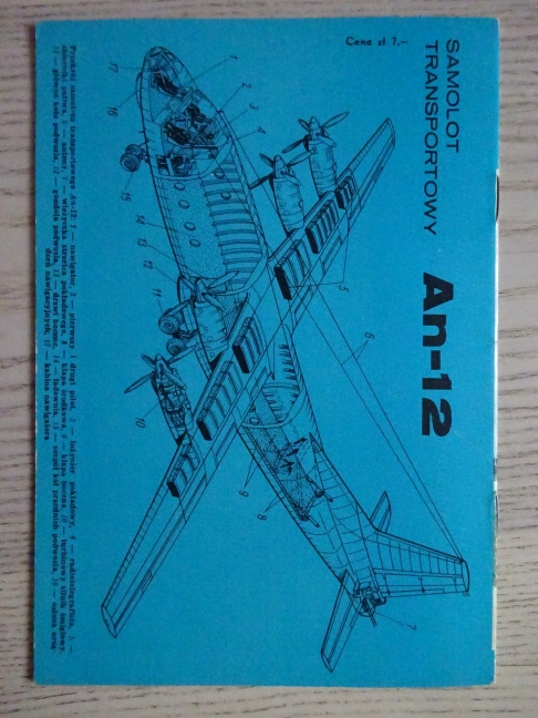 SAMOLOT TRANSPORTOWY AN-12, POLSKY, SEŠIT Č. 23