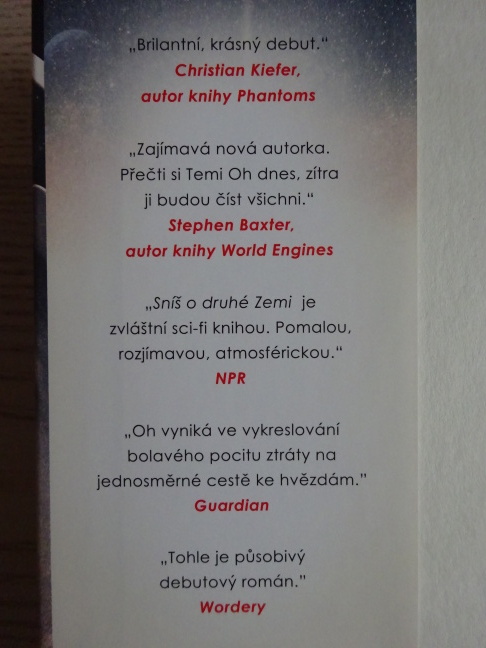 SNÍŠ O DRUHÉ ZEMI?, TEMI OH, **an
