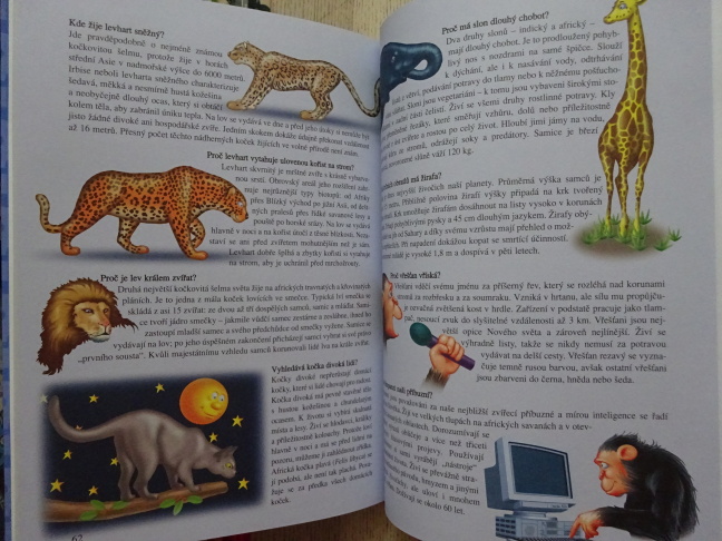 ZNÁŠ ZVÍŘATA? OTÁZKY A ODPOVĚDI PRO ZVÍDAVÉ DĚTI, **an
