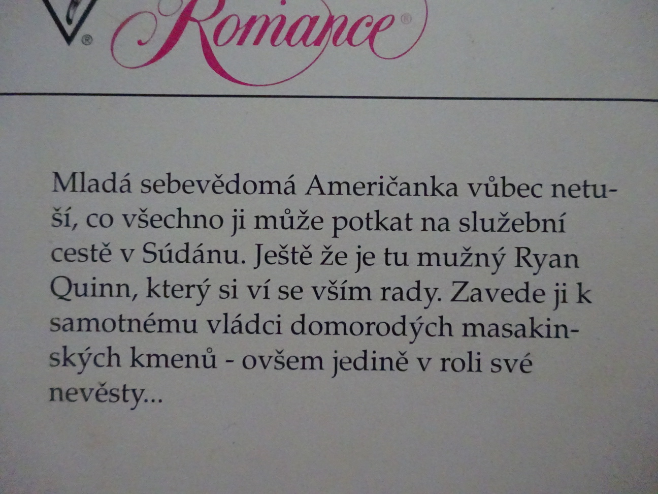 NEVĚSTA, EMMA GOLDRICK, **an