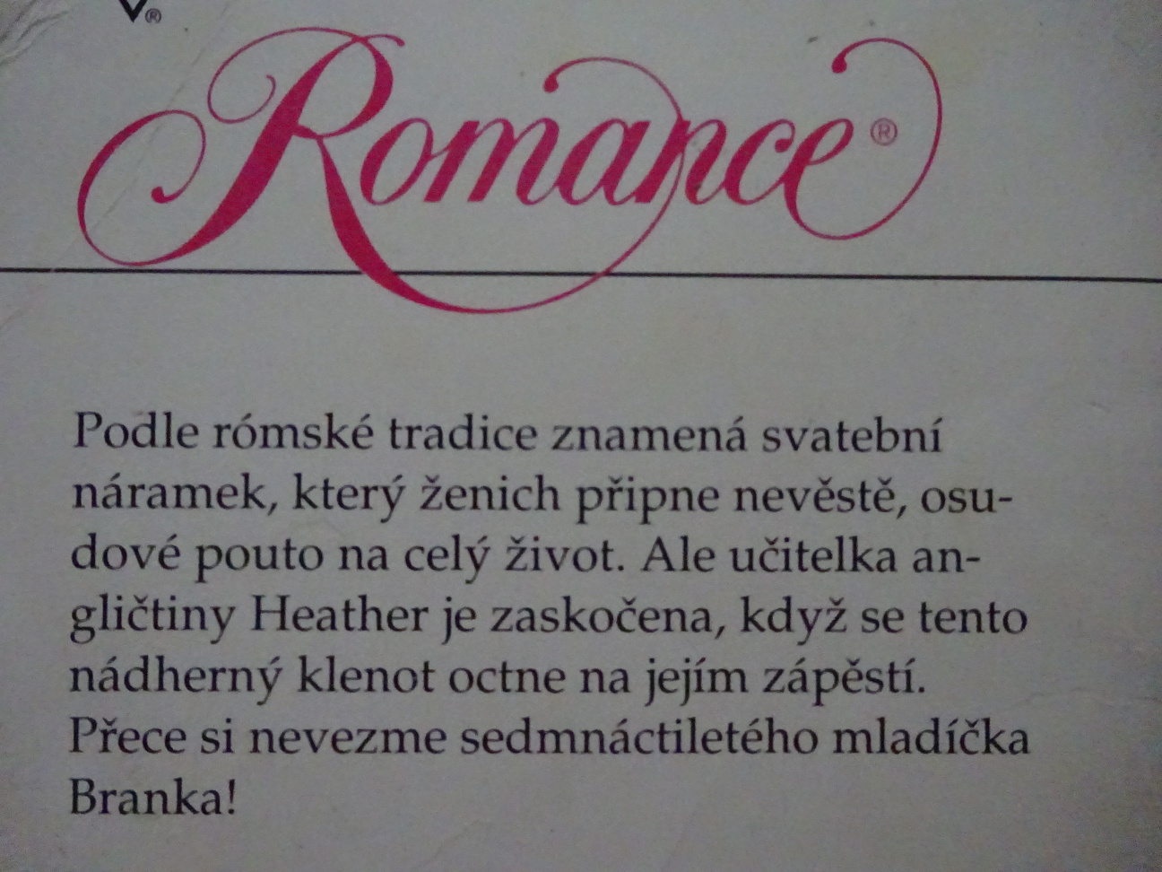 SVATEBNÍ NÁRAMEK, REBECCA WINTERSOVÁ, **an