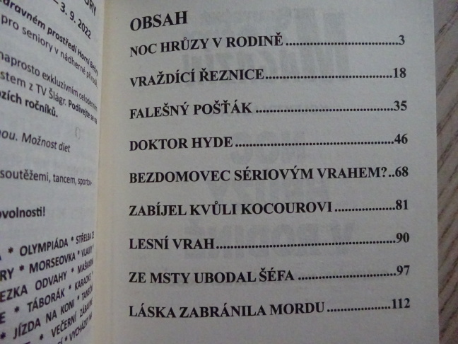 SKUTEČNÉ ZLOČINY, NOC HRŮZY V RODINĚ, **an