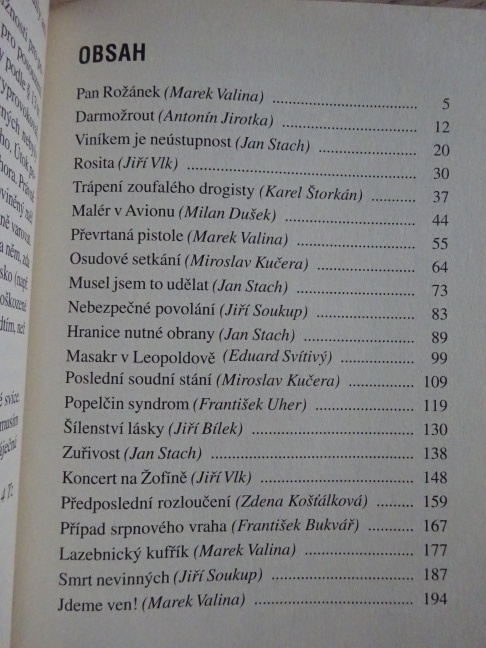 OSUDOVÉ SETKÁNÍ, TOP KRIMI, **an