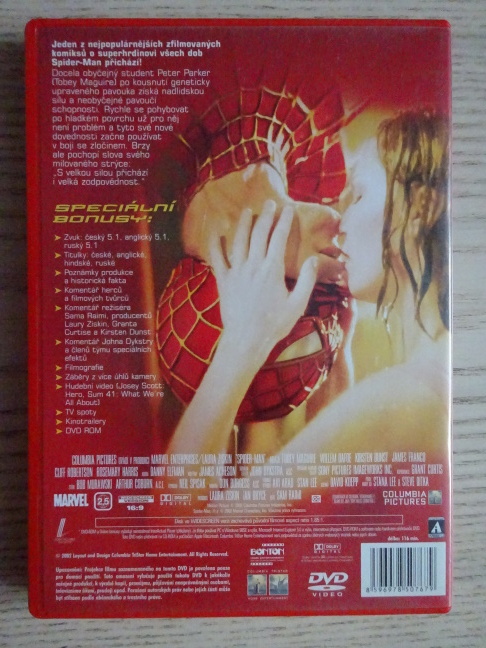 SPIDER-MAN, DVD FILM