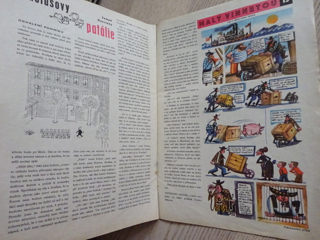 OHNÍČEK 3/1966, KOMIKS, NEPRAKTA, SEKORA, BURIAN