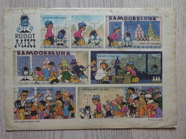 OHNÍČEK 7/1968, KOMIKS, NEPRAKTA, SEKORA, BURIAN