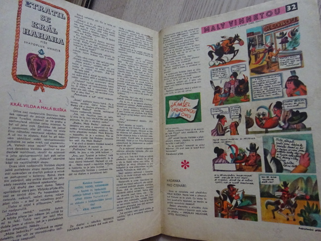 OHNÍČEK 10/1968, KOMIKS, NEPRAKTA, SEKORA, BURIAN