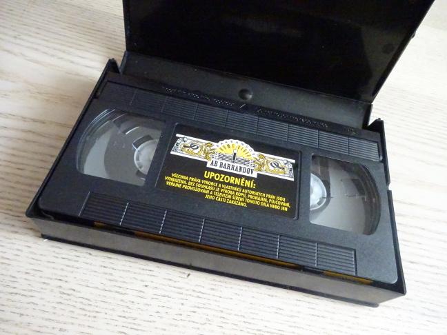 OSTŘE SLEDOVANÉ VLAKY, VÁCLAV NECKÁŘ, VHS VIDEOKAZETA
