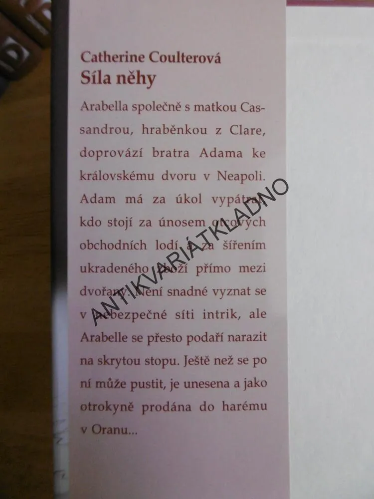 SÍLA NĚHY, CATHERINE COULTER, Coulterová, **an