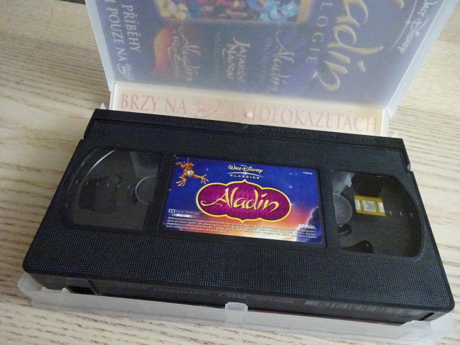 ALADIN, WALT DISNEY, VHS VIDEOKAZETA