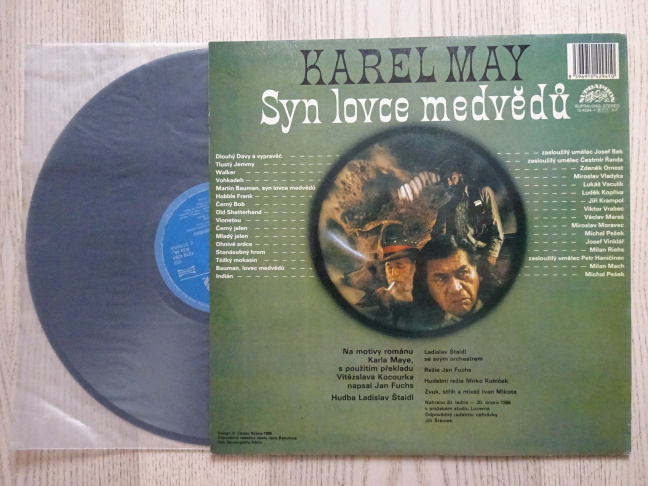 SYN LOVCE MEDVĚDŮ, KAREL MAY, LP MLUVENÉ SLOVO