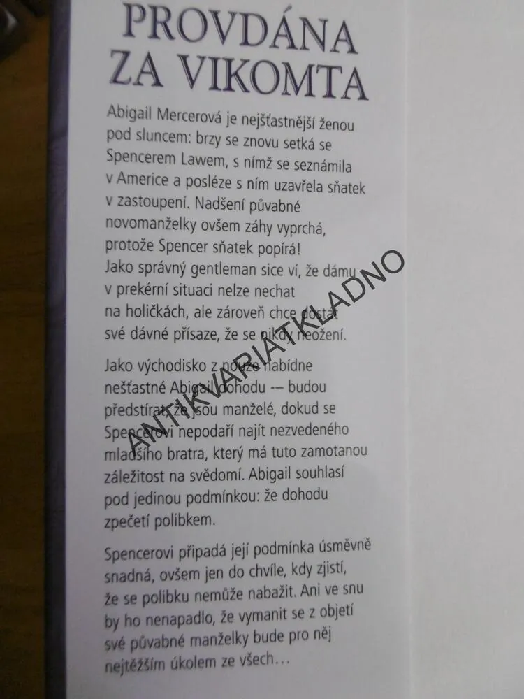 PROVDÁNA ZA VIKOMTA, SABRINA JEFFRIES